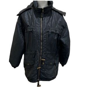 VTG‎ EDELWEISS coat womens sz L blue/green heavy ski coat outdoor cozy warm